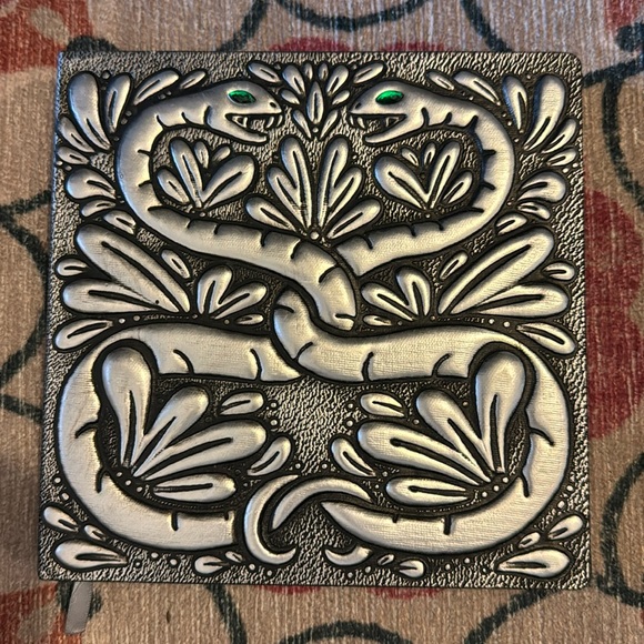 Chamber of Secrets Silver Bejeweled Notebook 🐍 - Picture 1 of 5